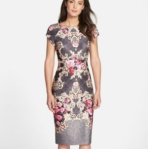 ECI Floral Print Midi Dress size 12